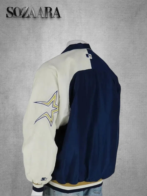1994 Selena Quintanilla Houston Astros Bomber Jacket Blue