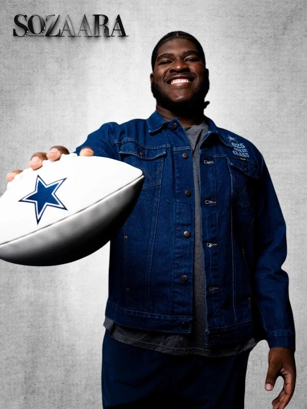 2025 Rookie Class Dallas Cowboys Wrangler Jacket Blue