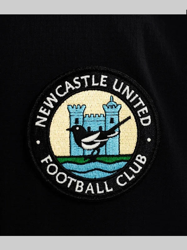 2025 Newcastle United adidas SPZL F.C. Smock Jacket Black
