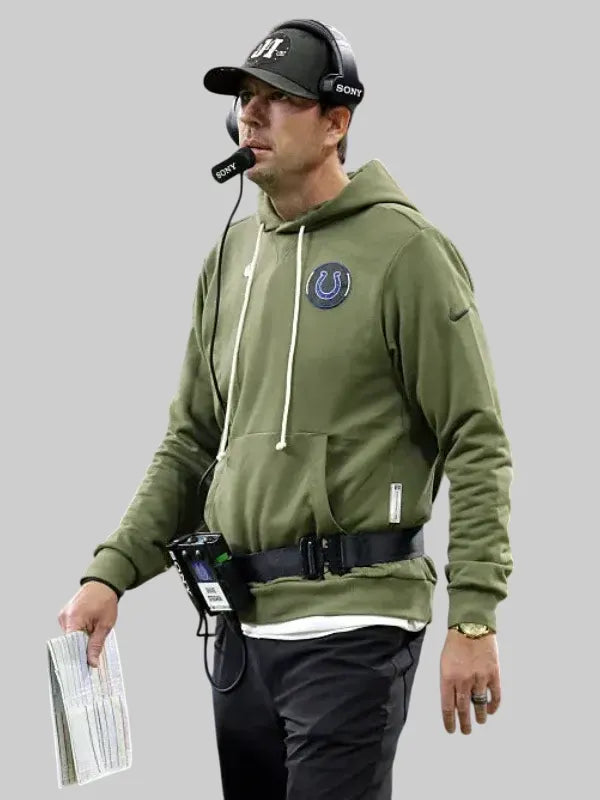 2025 Shane Steichen Colts Salute To Service Hoodie