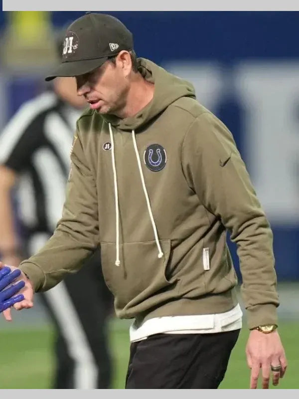 2025 Shane Steichen Indianapolis Colts Military Hoodie