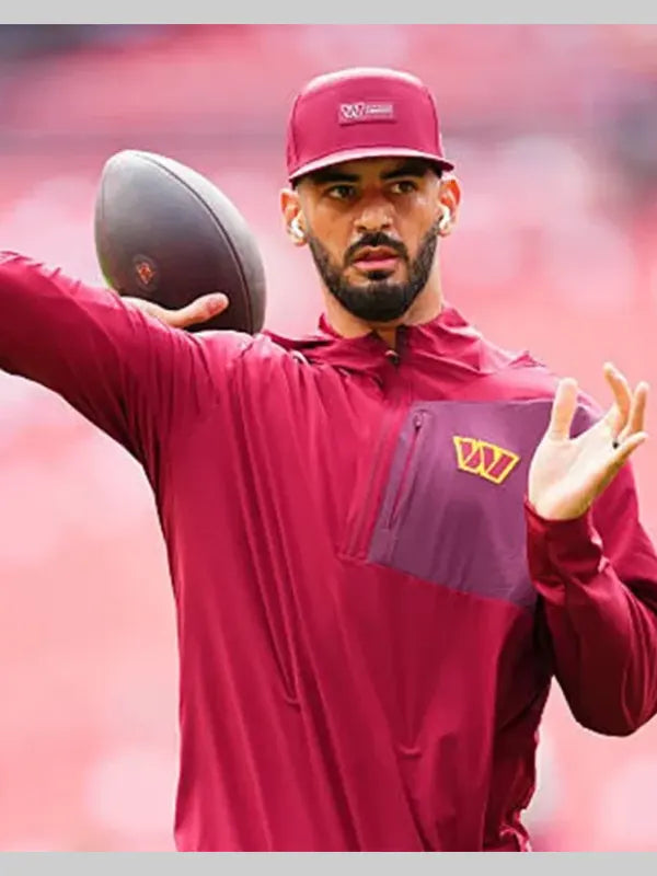 2025 Washington Commanders Half Zip Jacket