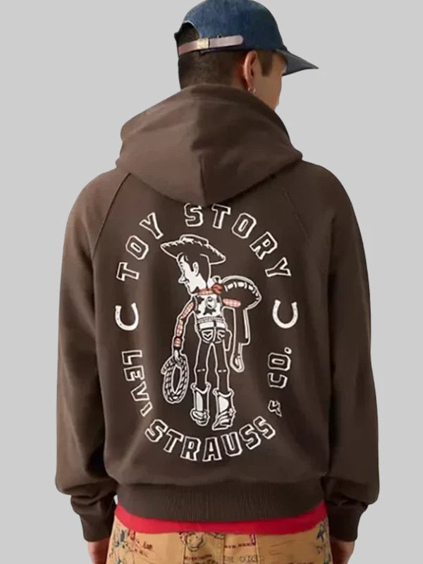 30th Anniversary Levi’s x Toy Story Woody Saddleman Brown Hoodie
