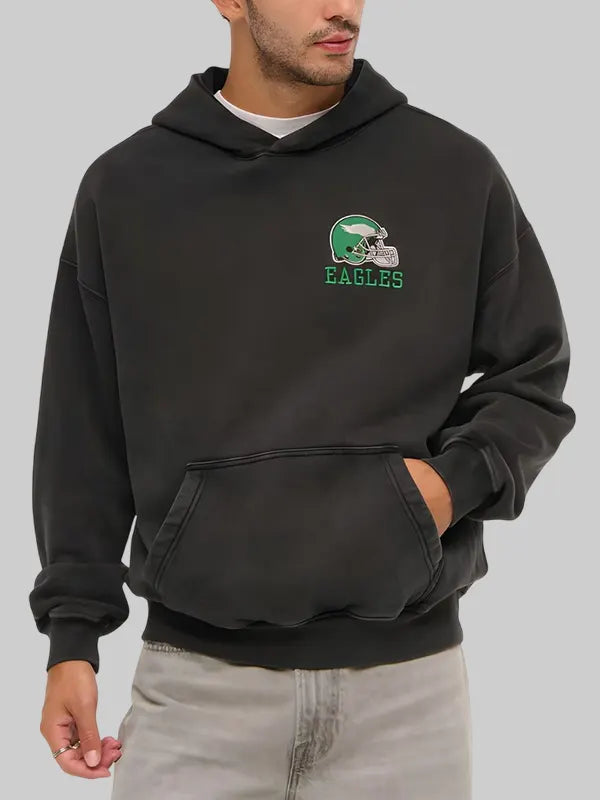 Abercrombie Philadelphia Eagles Graphic Popover Hoodie Mens