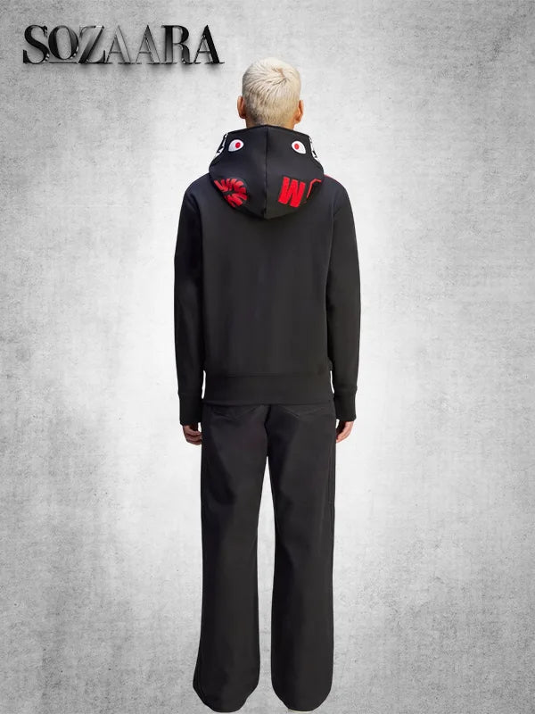 Adidas BAPE Ultimate Shark Black Hoodie