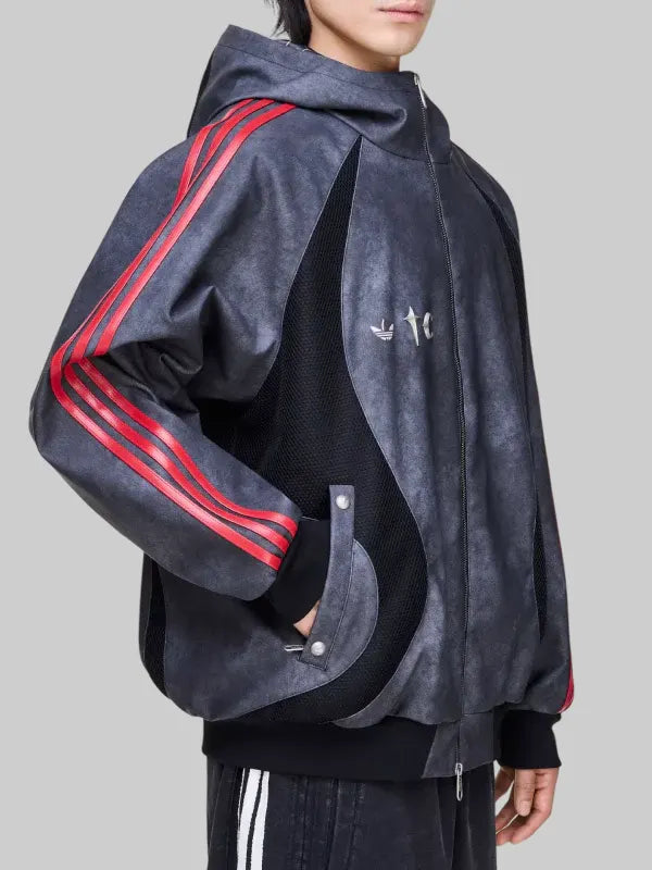 Adidas Thug Club Teamgeist Leather Jacket