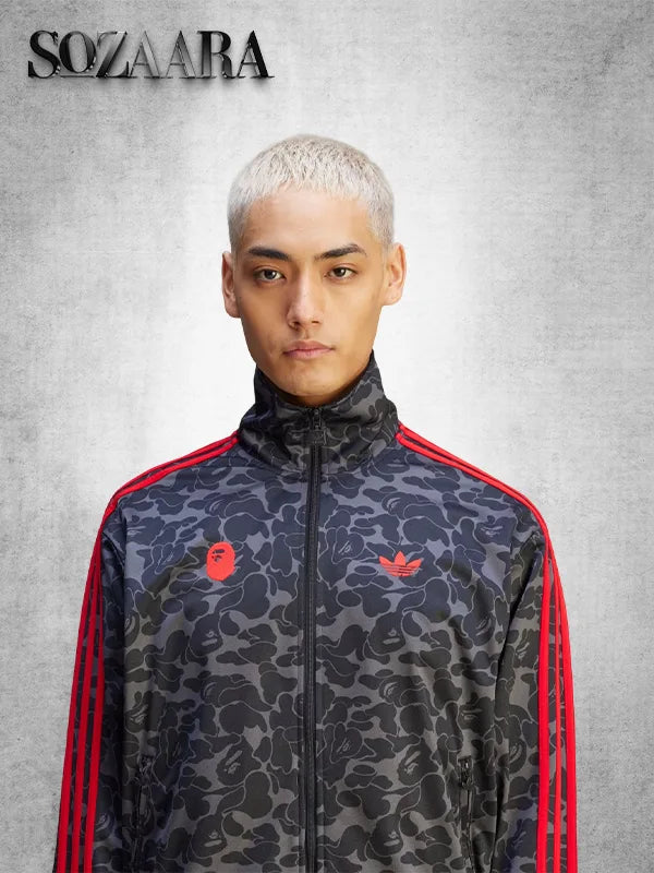 Adidas x BAPE Firebird Black Track Jacket