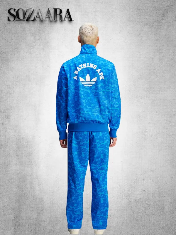 Adidas x BAPE Firebird Blue Track Top