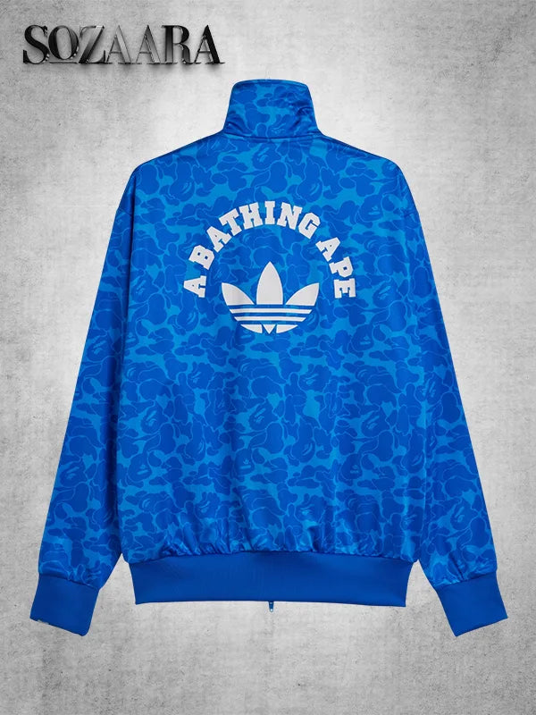 Adidas x Bape Track Jacket Blue
