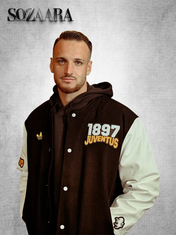 Adidas x JUVENTUS VARSITY JACKET Black
