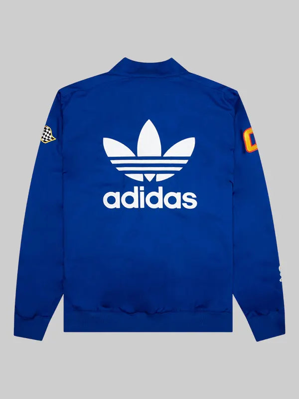 Adidas x Sean Wotherspoon x Hot Wheels Blue Bomber Jacket