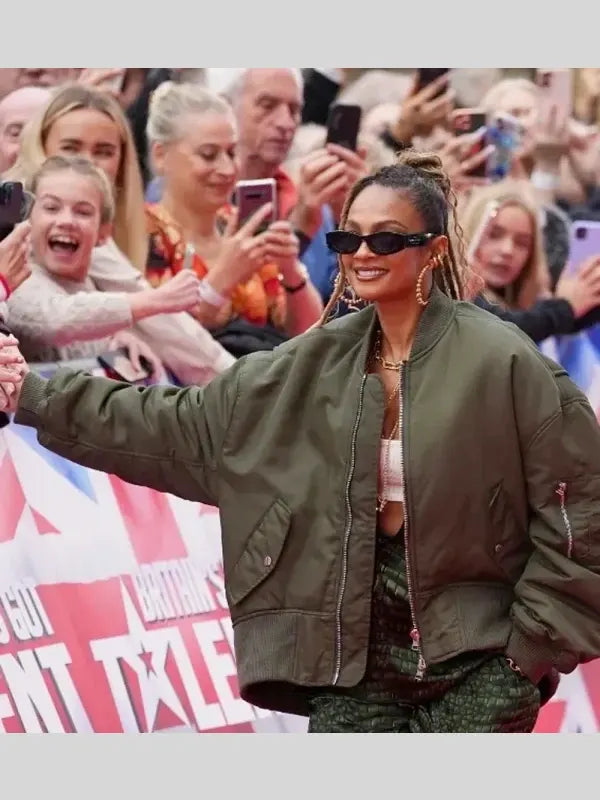 Alesha Dixon Britains Got Talent 2025 Green Jacket