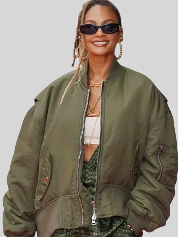 Alesha Dixon Britains Green Jacket