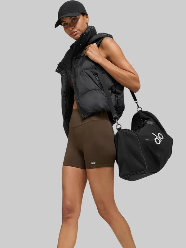 Alo Black Puffer Vest  
