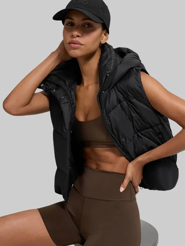 Alo Puffer Vest Black
