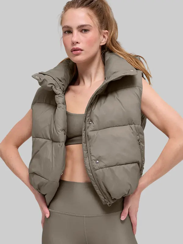 Alo Puffer Vest Light Cocoa
