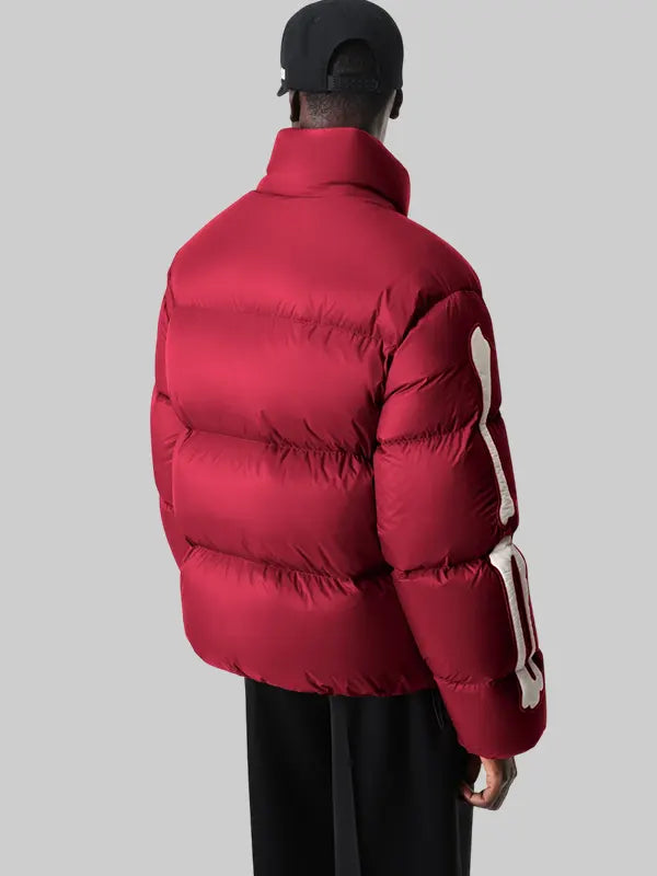 Amiri Bones Down Puffer Jacket In Red
