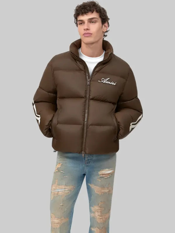 Amiri Down Jacket Brown