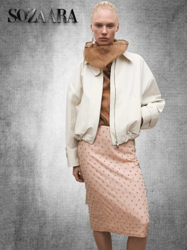 April 25 Light Mango Jacket Cream