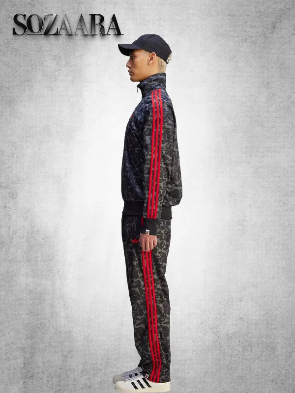 BAPE x Adidas Firebird Black Track Jacket