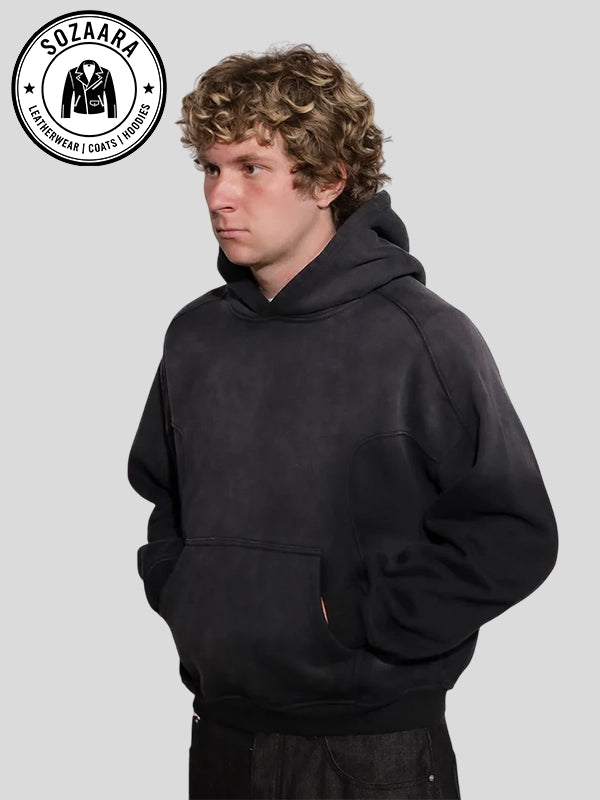 BERLINC Essential Monochrome Hoodie Black
