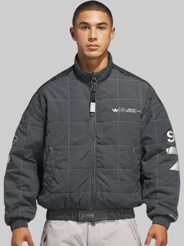 /Bad Bunny x Adidas Mercedes F1 Jacket Grey