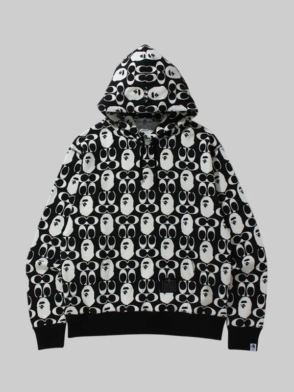 Bape X Coach Hoodie Black 
