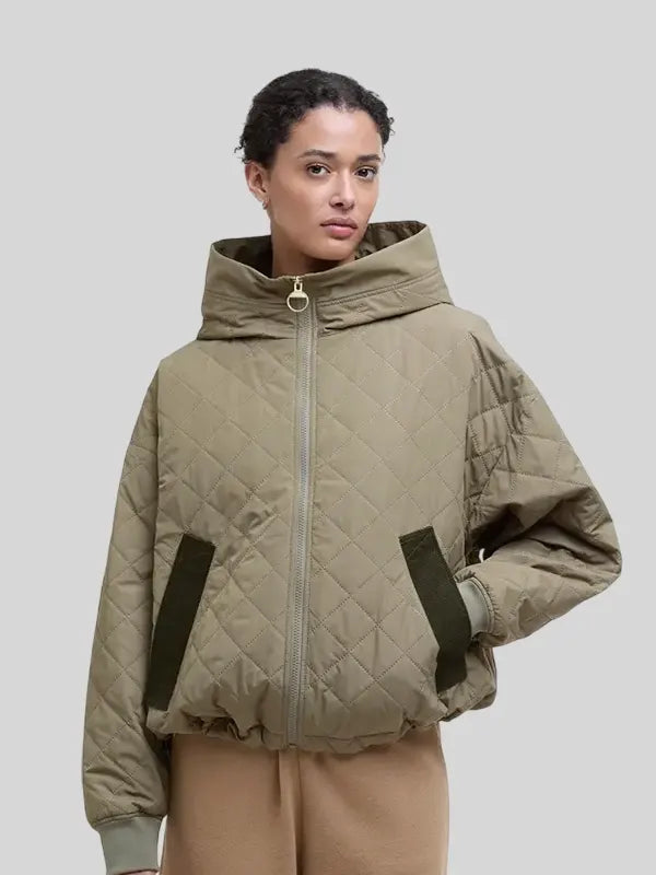 Barbour Maddy Quilted Green Jacket
