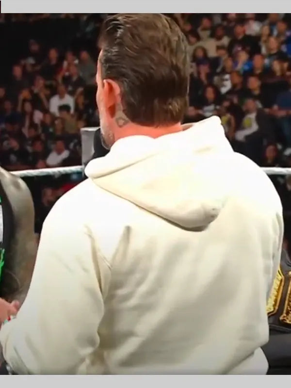 Best In The World CM Punk White Hoodie.