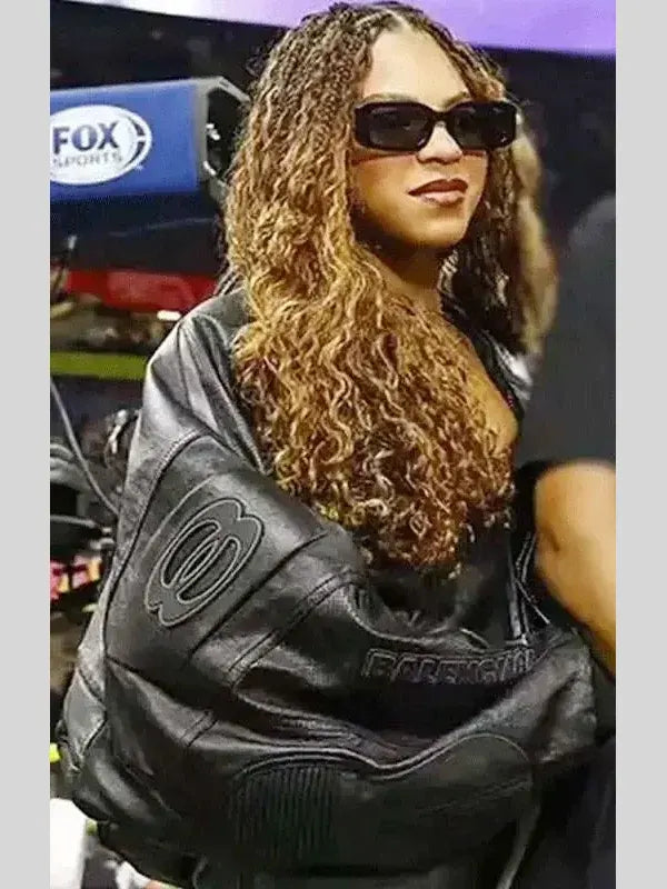 Beyonce Super Bowl Oversized Bomber Jacket