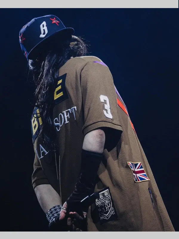 Billie Eilish Hit Me Hard And Soft Tour Polo Ralph Lauren Rugby Shirt.