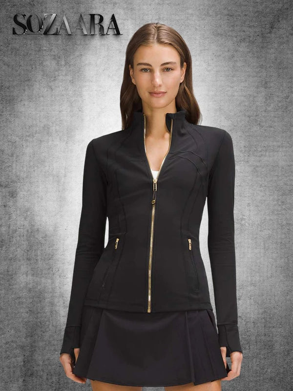 Black And Gold Lululemon Jacket