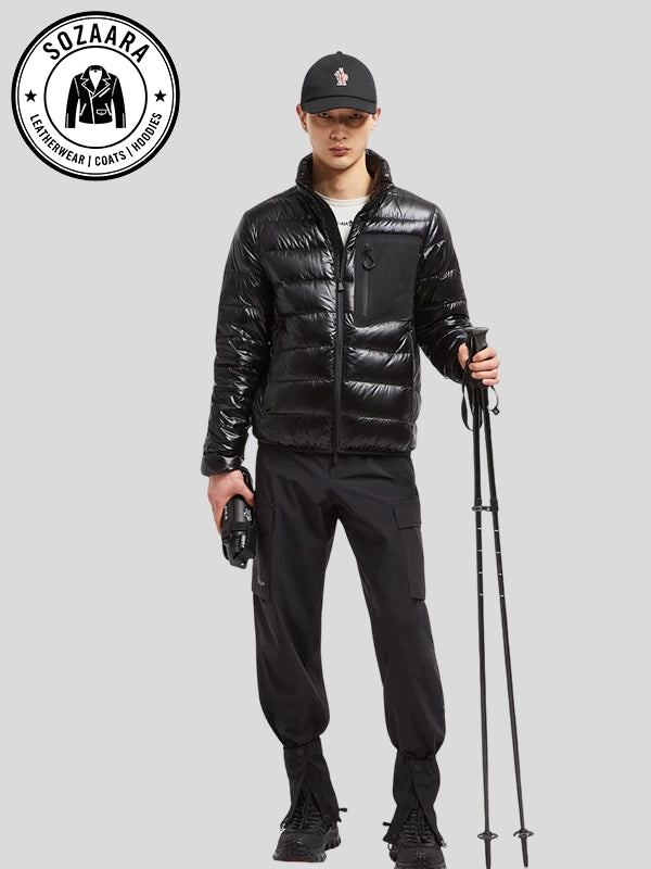 Black Down Puffer Moncler Grenoble Jacket