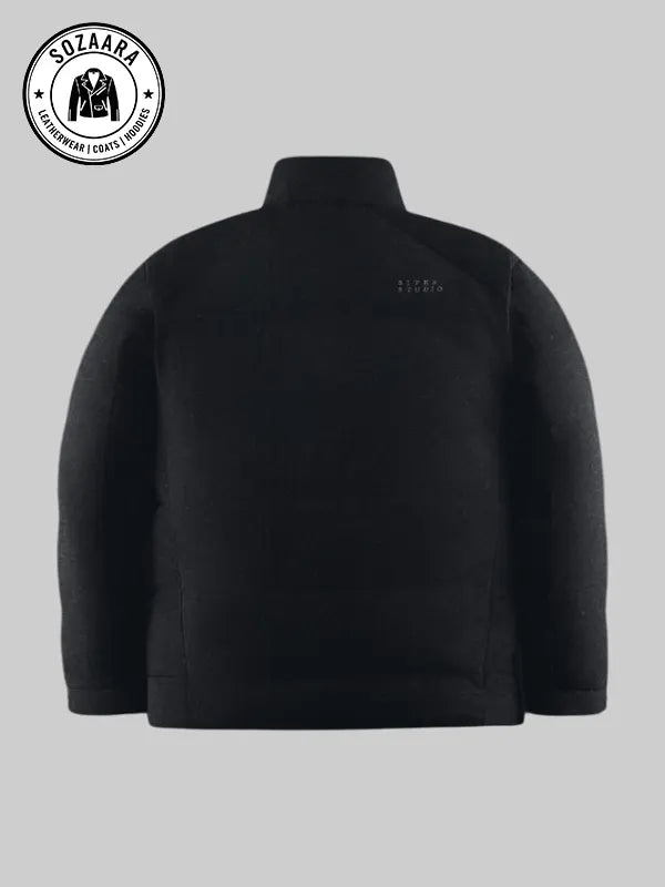 Black Puffer Hyperdown Jacket Sitka Studio