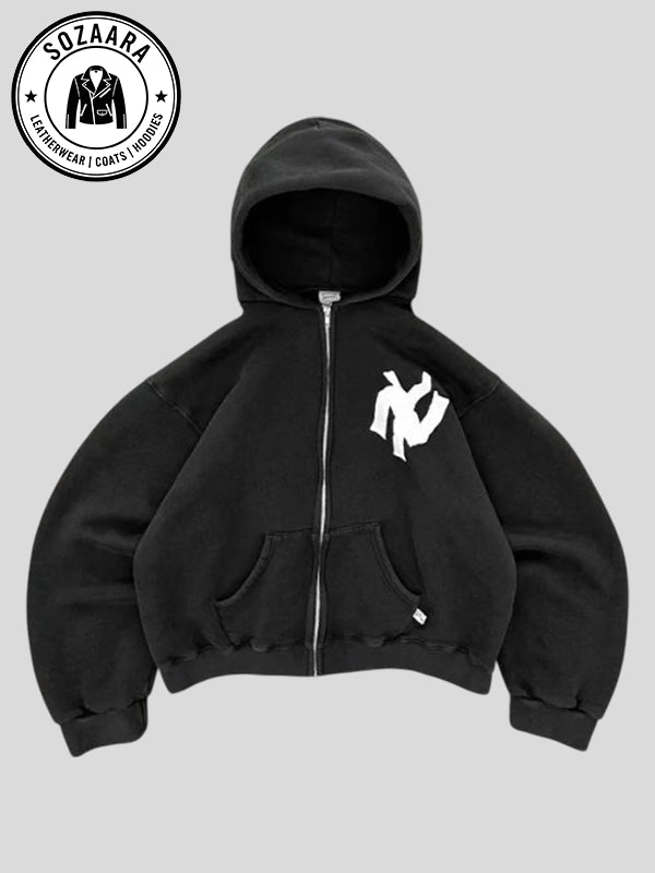 Black Tyrrell Winston x Akimbo Club NY Hoodie Mens