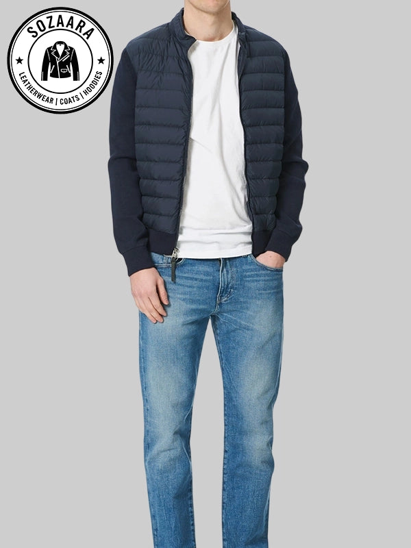 Blue Cardigan Woolrich Jacket