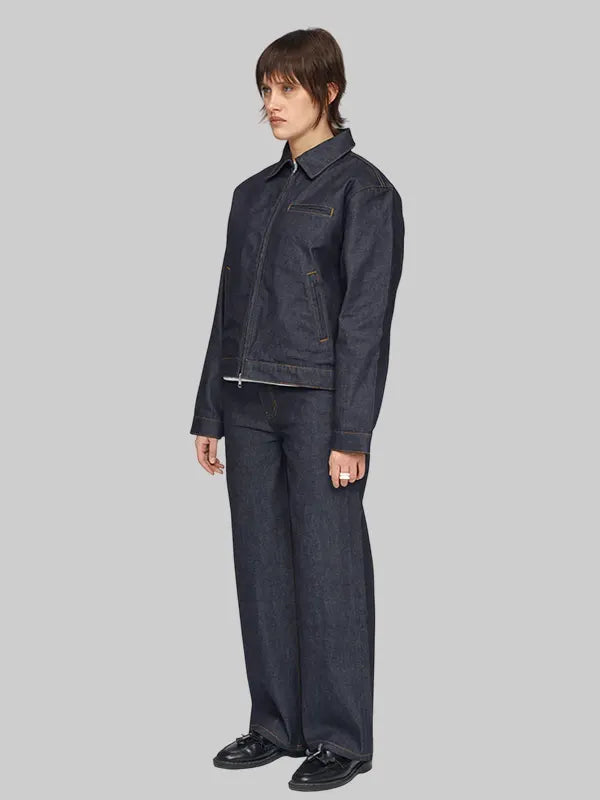 Blue Raw Workwear Jacket By Mutimer
