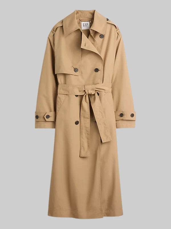 Bow-Back Gap Sandy Liang Trench Coat