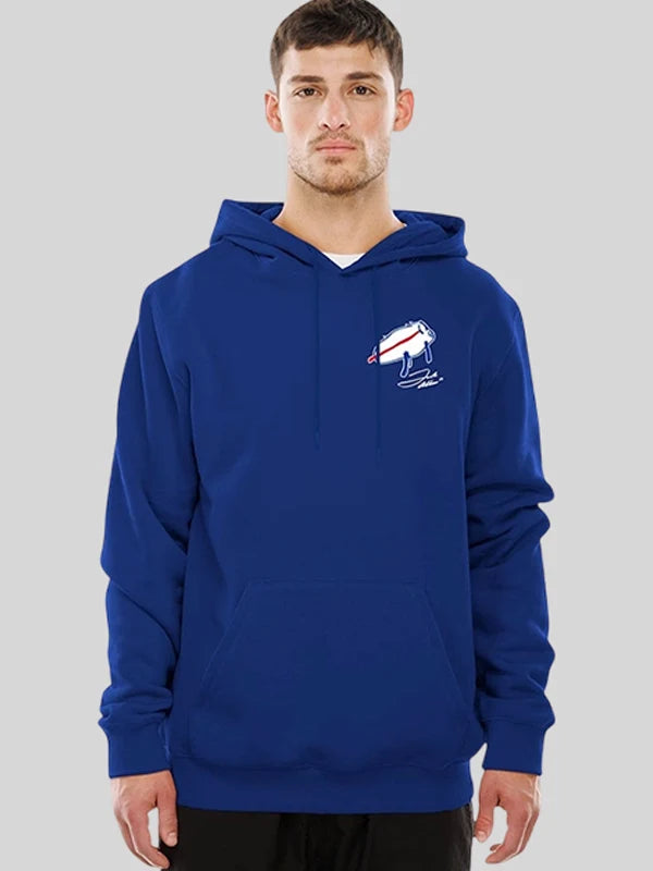 Buffalo Bills New Era Billustration Josh Allen Hoodie