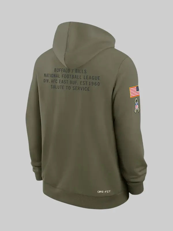 Buffalo Bills Nike 2025 Salute to Service Hoodie Olive Green