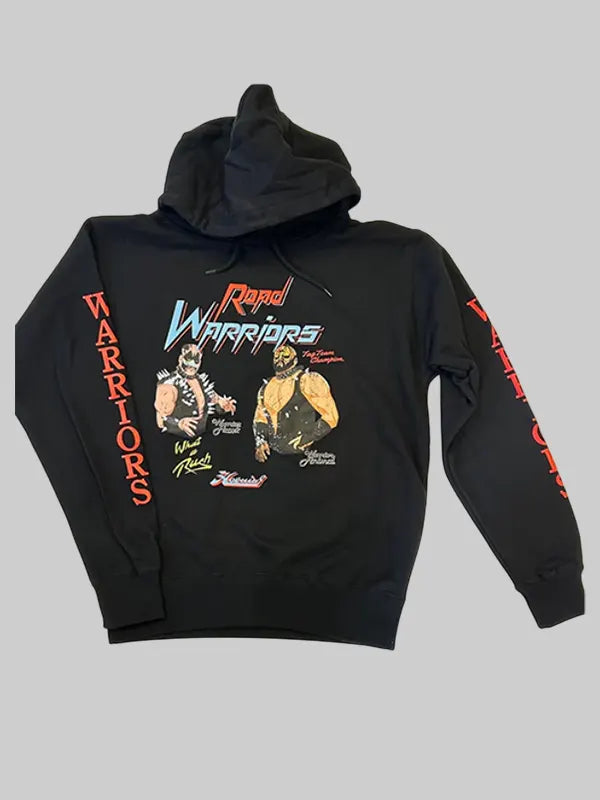 CM Punk Road Warriors x Haoming Hoodie Black