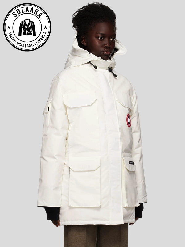 Canada Goose White Jacket Womens