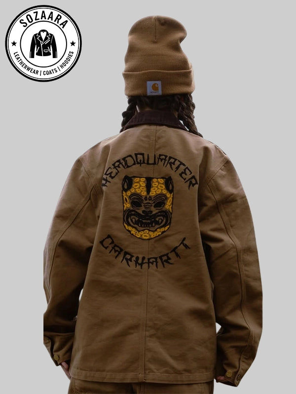 Carhartt WIP x Headquarter Jacket Brown Mens