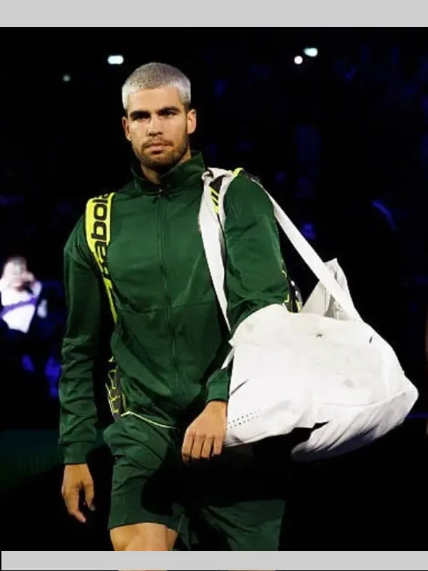 Carlos Alcaraz Rolex Paris Masters Green Jacket 2025