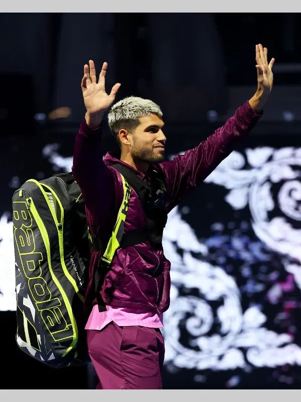 Carlos Alcaraz Six Kings Slam 2025 Purple Jacket
