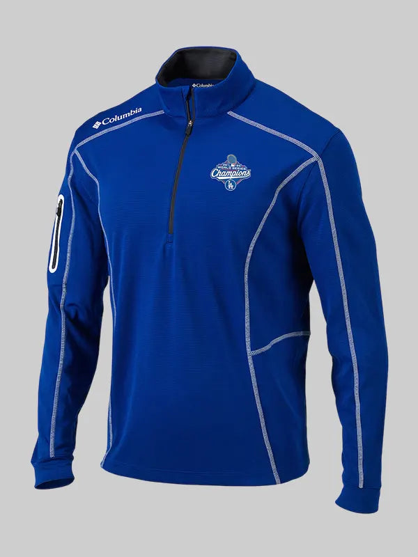 Champions 2025 World Series Los Angeles Dodgers Quarter-Zip Jacket Blue
