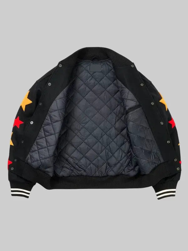 Cheech Wizard x Palace Mark Bode Varsity Jacket Black