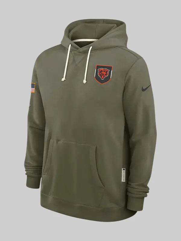Chicago Bears Salute to Service Hoodie 2025
