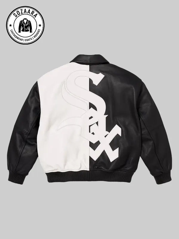 Chicago White Sox x Supreme Leather Varsity Jacket