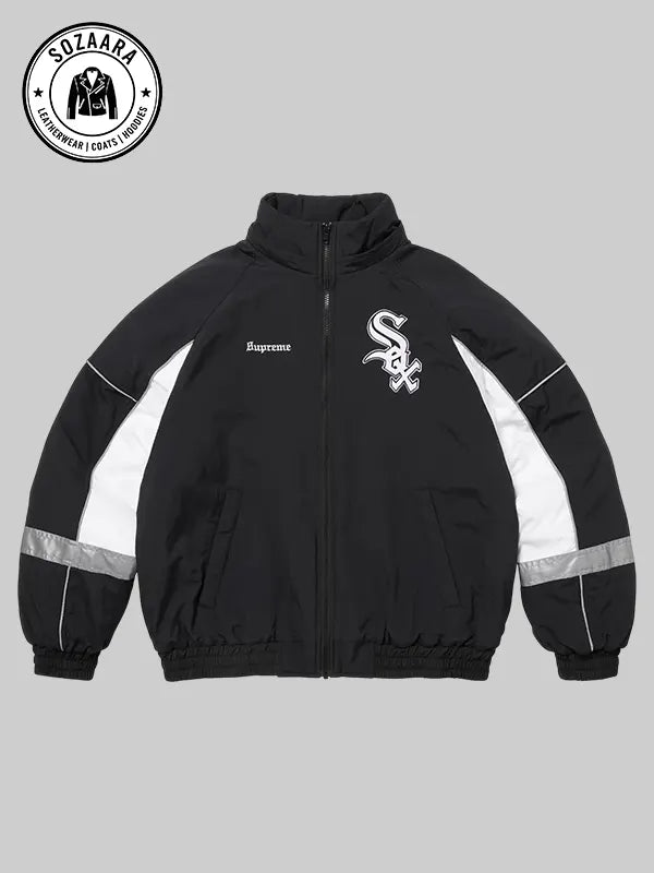 Chicago White Sox x Supreme Stadium Jacket Black